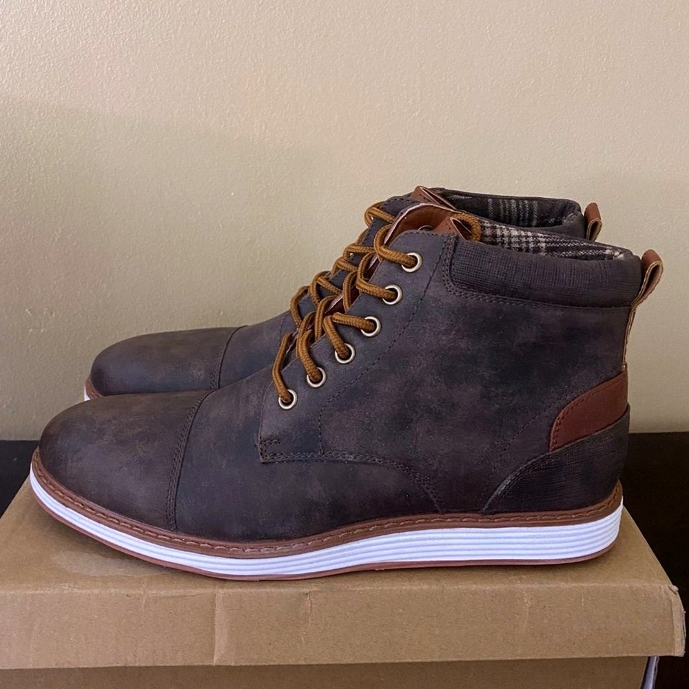 Ferro Aldo Birt Men's Memory‎ Foam Casual Mid-Top Desert Boots